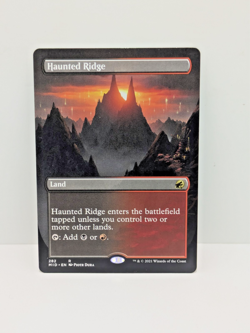 Innistrad: Midnight Hunt - Haunted Ridge - Rare - Land - Red/Black - Full Art - Image 1
