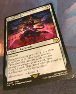 Ninja's Blades - Final Fantasy - Rare - NM (see pics) MTG - Image 3