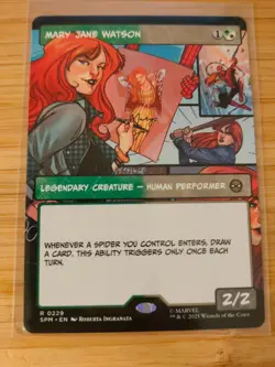 MTG Mary Jane Watson (Borderless) 0229 Spider-Man M/NM Free UK P&P - Image 1