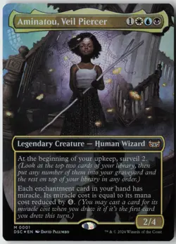 Aminatou, Veil Piercer (1) - Foil - Duskmourn: House of Horror (DSC) - NM - Image 1