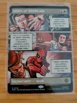 MTG Origin Of Spider-Man (Showcase) 0218 Spider-Man M/NM Free UK P&P - Image 1
