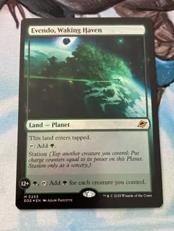 1x MTG Evendo Waking Haven FOIL Edge of Eternities NM Magic the Gathering - Image 1
