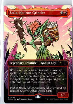 Zada, Hedron Grinder Foil Secret Lair Goblin Storm 2406 - MTG - Image 1