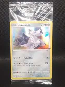 Pokemon TCG Duraludon EB Games Oceania UNCIRCULATED Stamped SWSH028 Promo Rare - Image 1