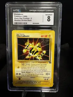 Pokemon Electabuzz WB Movie Black Star Promo #2 CGC 8 - Image 1