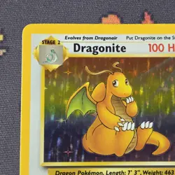 Dragonite 4/62 Fossil WOTC 1999 Holo Rare Pokemon Card - LP - Image 4