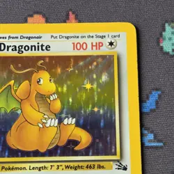 Dragonite 4/62 Fossil WOTC 1999 Holo Rare Pokemon Card - LP - Image 5