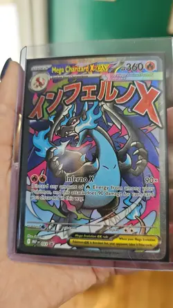 Pokemon Mega Charizard X ex 023 Mega Evolution Promo Holo *Not Sealed* - Image 2