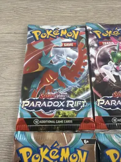 (Lot of 4) Pokemon ​Scarlet & Violet: Paradox Rift Booster Pack​​s 820650853999 - Image 2