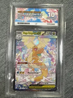 Pokemon TCG Mega Dragonite EX 290/217 Ascended Heroes Ace Grading Gem Mint 10 - Image 1
