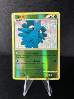 Pineco 68/95 -[NM]- Reverse Holo Rare - HGSS Call of Legends Pokemon TCG - Image 1