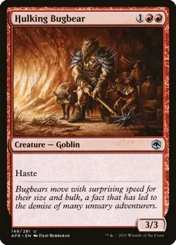 Magic the Gathering (mtg): AFR: Hulking Bugbear - Foil - Image 1