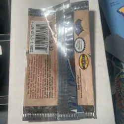 EMPTY Fossil Unlimited Pokemon Booster Pack Wrapper (Zapdos Art) - Image 3