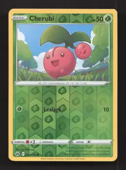 Cherubi 011/159 Common Crown Zenith Pokemon Reverse Holo Moderately Played - Image 1