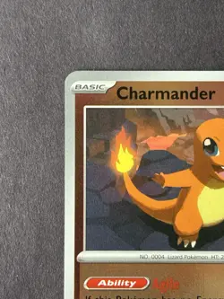Pokemon Charmander Phantasmal Flames #011/094 Common Reverse Holo Near Mint - Image 3