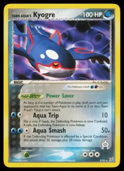 Pokemon Team Aqua's Kyogre (EX Team Magma vs Team Aqua) - 3/095 - MP - Image 1