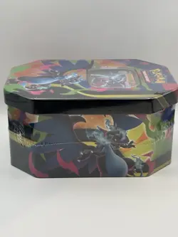 Pokemon TCG Mega Charizard X Tin Box 4 Booster Packs New Sealed - Image 4