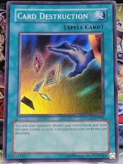 Card Destruction DLG1-EN085 Super Rare NM/M - Image 1
