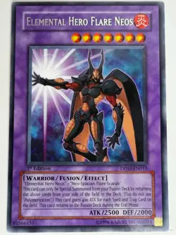 Elemental Hero Flame Neos - DP03-EN013 - Rare - 1st Edition - Image 1