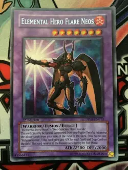 Elemental Hero Flame Neos - DP03-EN013 - Rare - 1st Edition - Image 2