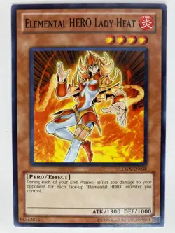 Elemental HERO Lady Heat - LCGX-EN038 - Common - Unlimited - Image 1