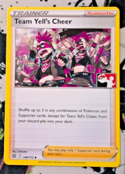Team Yell's Cheer 149/172 Pokemon Play! Prize Pack Series 2 - Image 1