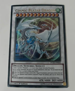 Cosmic Blazar Dragon DUSA-EN034 Ultra Rare 1st Edition - Image 1