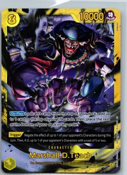 Marshall.D.Teach (119) OP16-119 Secret Rare The Time of Battle One Piece NM - Image 1