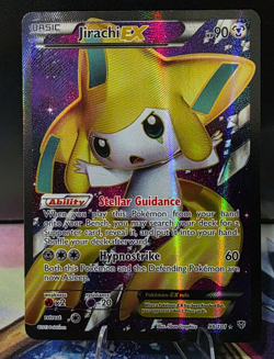 Jirachi EX (Full Art) 98/101 Plasma Blast - Pokemon Card - LP-/MP+ - Image 1