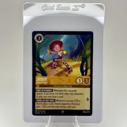 Jessie Lively Cowgirl 20/204 Super Rare Wilds Unknown Disney Lorcana Card NM - Image 3