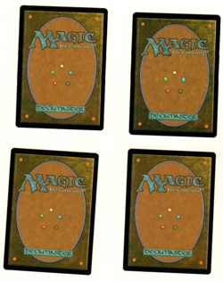 Set Of 4 Fire Diamond Showcase Baulders Gate Commander Legends MTG Card - Image 2