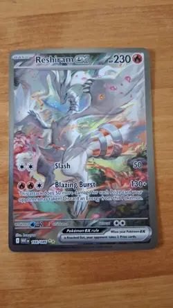 Reshiram EX 166/086 English SIR White Flare MINT Pack Fresh Pokemon TCG Card - Image 1