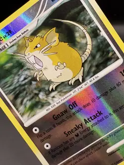 Pokemon Card Raticate Reverse Holo NM Secret Wonders Uncommon 61/132 - Image 5