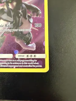 Pokemon TCG Armored Mewtwo Holo Black Star Promo SM228 (2019) - Image 3