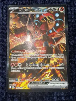 Volcanion EX Holo Pokemon Card 182/159 Sv09: Journey Together - Image 1