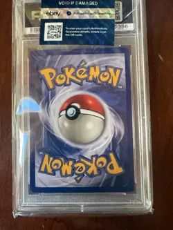 Base Set Charizard Holo 4/102 1999 English PSA 8 Graded Pokemon Card - Image 5