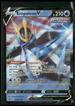 Empoleon V Holo Promo SWSH: Sword & Shield Promo Cards SWSH108 NM - Image 1