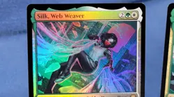 Silk, Web Weaver - Foil And Regular Marvel's Spider Man - Mtg - Image 3