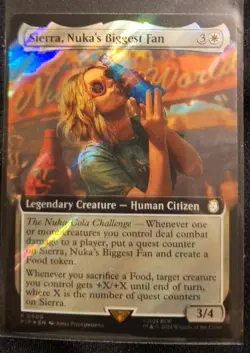 Sierra, Nuka's Biggest Fan (Extended Art) (Surge Foil) Universes Beyond: Fallout - Image 1