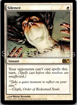 MTG SkeenAB Silence Magic 2011 (M11) NM - Image 1