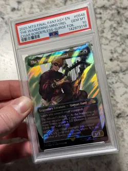 The Wandering Minstrel SURGE FOIL FIN 548 PSA 10 (MTG Final Fantasy 2025) - Image 2