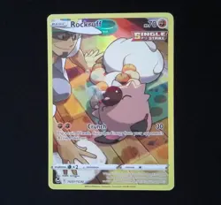 Pokemon Rockruff SWSH12: Silver Tempest Trainer Gallery TG07/TG30 Ultra Rare NM - Image 1