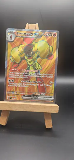 Armarouge EX SVP125 Black Star Promo Scarlet Violet Holo Pokemon Card - Image 1