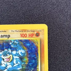 Pokemon TCG Machamp 8/102 Holo Rare 1st Edition Base Set 100 HP WOTC 1999 - Image 3