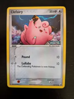 Clefairy Reverse Holo Stamped 53/115 ex Unseen Forces Pokemon NM- - Image 1