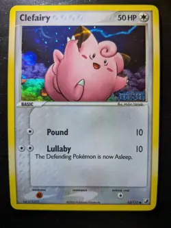 Clefairy Reverse Holo Stamped 53/115 ex Unseen Forces Pokemon NM- - Image 3