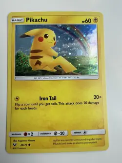 Pokemon TCG - Pikachu Cosmo Holo Costco Canada 28/73 - Shining Legends - Image 1