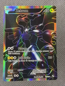 2011 Pokemon Black & White Zekrom #114/114 LP - Image 1