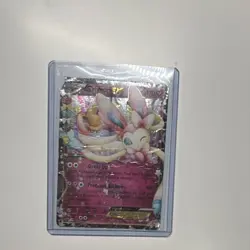 Pokemon TCG Sylveon EX Rare Holo RC21/RC32 Generations RC 2016 HEAVILY WORN - Image 1