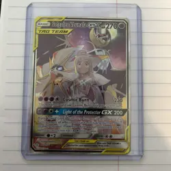 Solgaleo & Lunala GX Tag Team Alternate Art Full Art 216 cosmic eclipse - Image 3